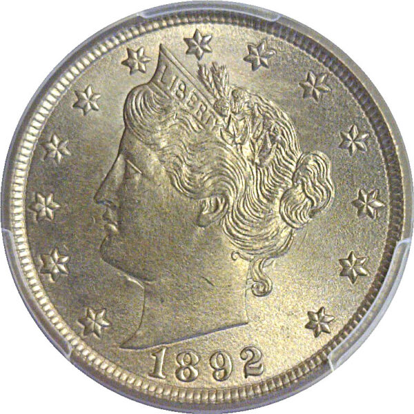 1892 Liberty Nickel. -  PCGS MS-65  CAC - Image 2