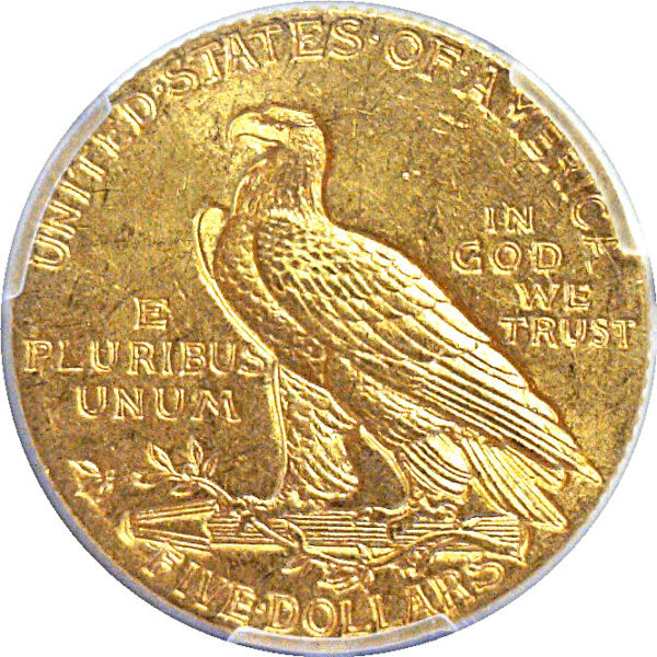 1911 $5 Indian  -  PCGS MS-63. CAC - Image 3