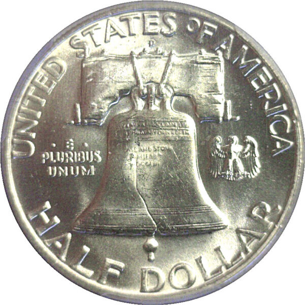 1959-D Franklin Half Dollar  -  PCGS MS-66 FBL - Image 3