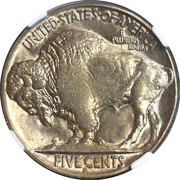1918-S Buffalo Nickel. -  NGC MS-64 - Image 3