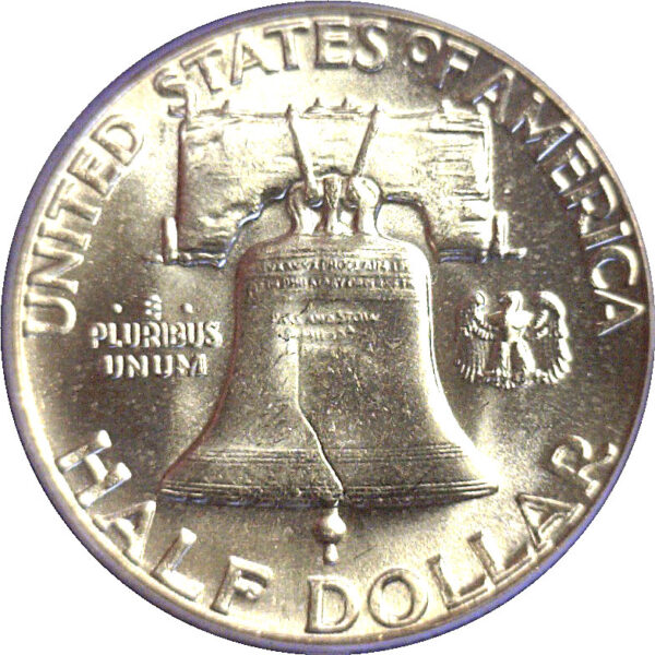 1961 Franklin Half Dollar  -  PCGS MS-66  CAC - Image 3