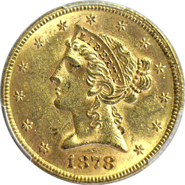 1878 $5 Liberty. - PCGS MS-62 - Image 2