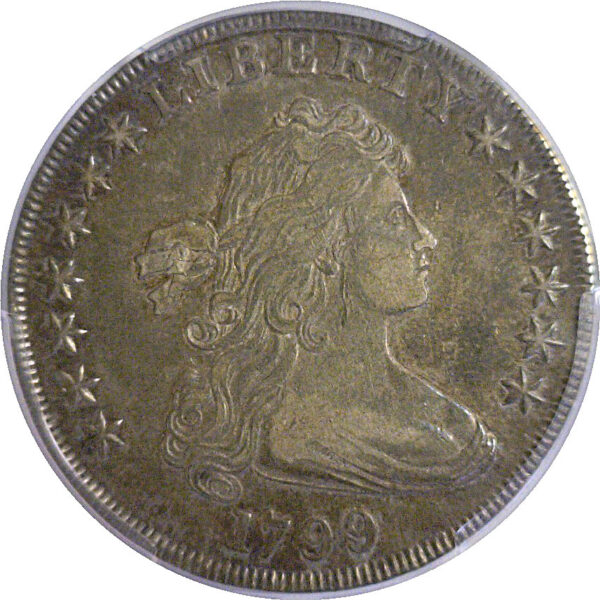 1799 Bust Dollar  -  PCGS XF-40 CAC - Image 2