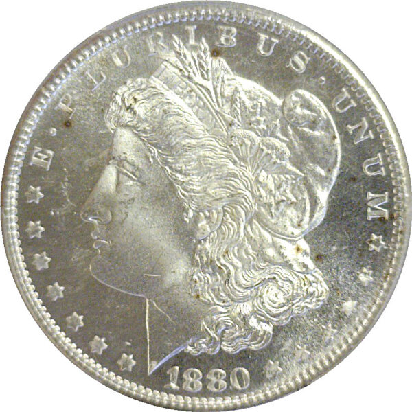 1880-S Morgan Dollar. -  PCGS MS-66. CAC - Image 2