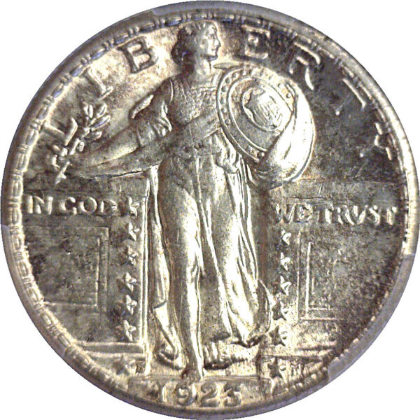 1923-S Standing Liberty Quarter. -  PCGS MS-64 FH - Image 2