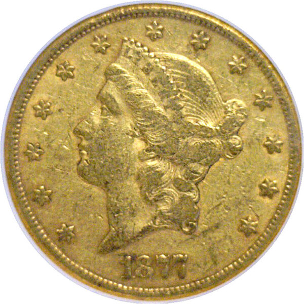 1877-CC $20 Liberty. -  NGC XF-40. CAC - Image 2