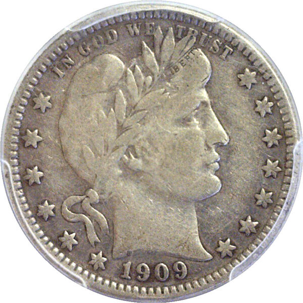 1909-O Barber Quarter. -  PCGS VF-20 - Image 2