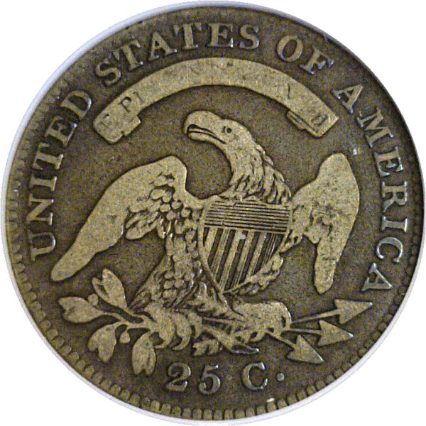 1825/3 Bust Quarter. -  ANACS VG-8 - Image 3