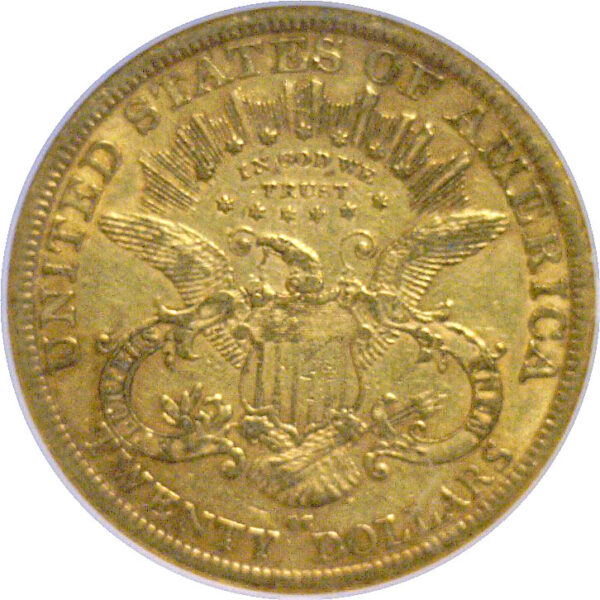 1877-CC $20 Liberty. -  NGC XF-40. CAC - Image 3