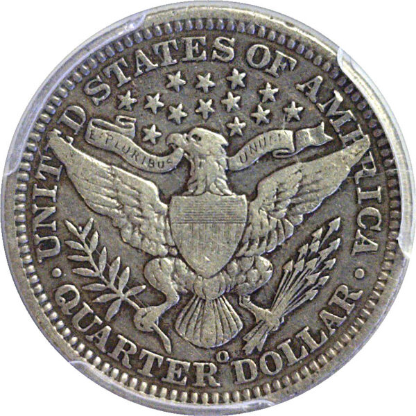 1909-O Barber Quarter. -  PCGS VF-20 - Image 3