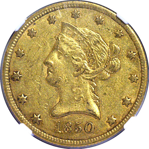 1850 $10 Liberty. -  NGC AU-55 - Image 2