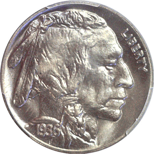 1936 Buffalo Nickel. -  PCGS PR-68 - Image 2