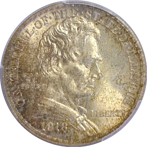 1918 Lincoln Commemorative Half Dollar  -  PCGS MS-66 - Image 2