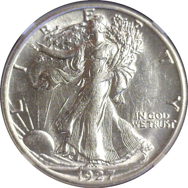 1927-S Walking Liberty Half Dollar. -  NGC AU-55 - Image 2