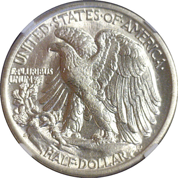 1927-S Walking Liberty Half Dollar. -  NGC AU-55 - Image 3