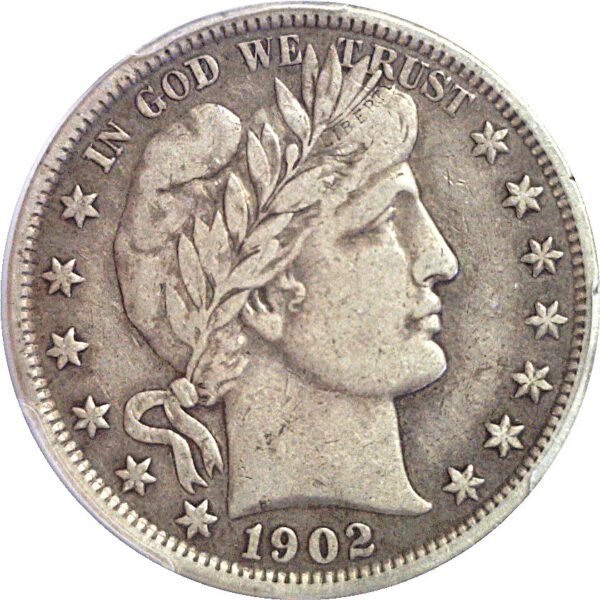 1902 Barber Half Dollar. -  PCGS VF-30 - Image 2