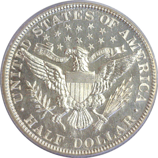 1907 Barber Half Dollar. -  PCGS PR-66 - Image 3