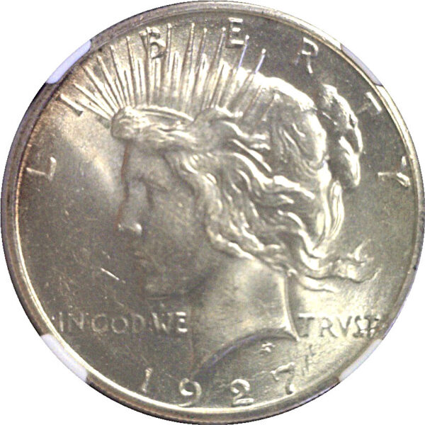 1927-S Peace Dollar. -  NGC MS-64 - Image 2