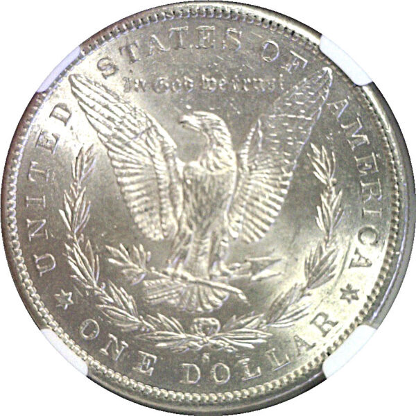 1883-S Morgan Dollar.  -  NGC MS-61 - Image 3