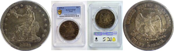 1878-S Trade Dollar  -  PCGS XF-40