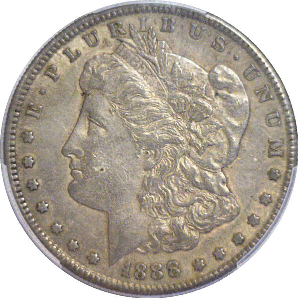 1888-S Morgan Dollar. -  PCGS AU-50 - Image 2