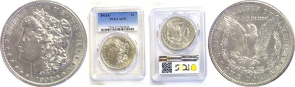 1904-S Morgan Dollar  -  PCGS AU-53