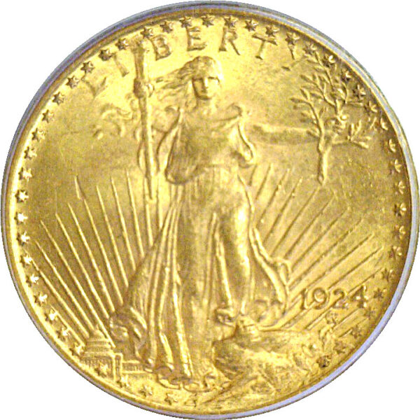 1924 $20 St. Gaudens  -  PCGS MS-64 - Image 2