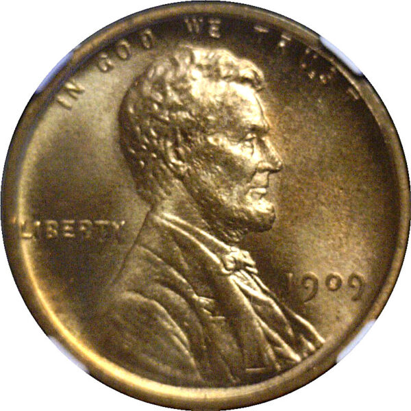 1909-VDB Lincoln Cent. -  NGC MS-66+ RD. CAC - Image 2