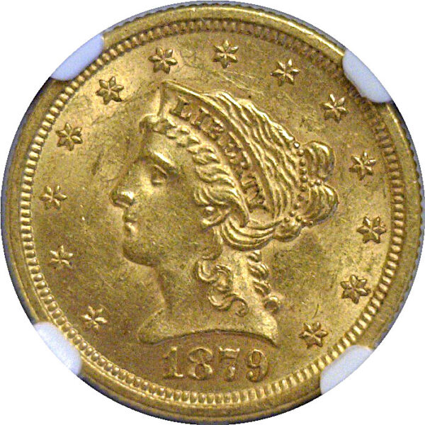 1879 $2 1/2 Liberty. -  NGC MS-62 - Image 2