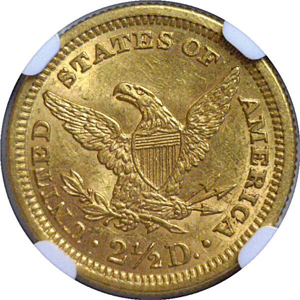 1879 $2 1/2 Liberty. -  NGC MS-62 - Image 3