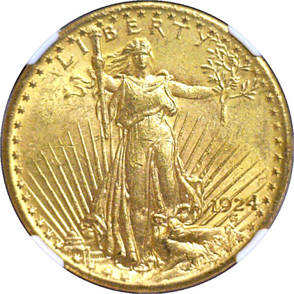 1924 $20 St. Gaudens  -  NGC MS-64 - Image 2