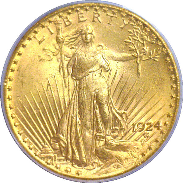 1924 $20 St. Gaudens  -  PCGS MS-64 - Image 2