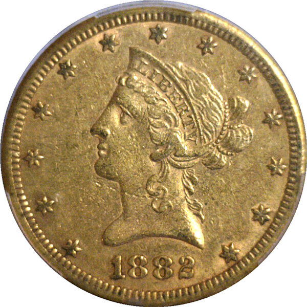1882-CC $10 Liberty  -  PCGS XF-45 - Image 2