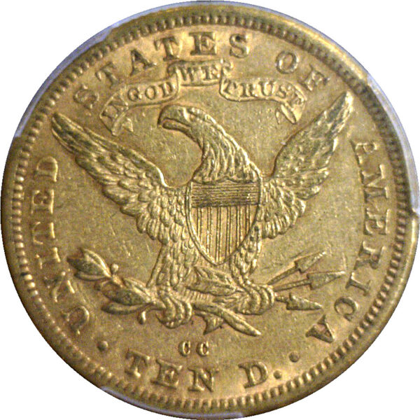 1882-CC $10 Liberty  -  PCGS XF-45 - Image 3