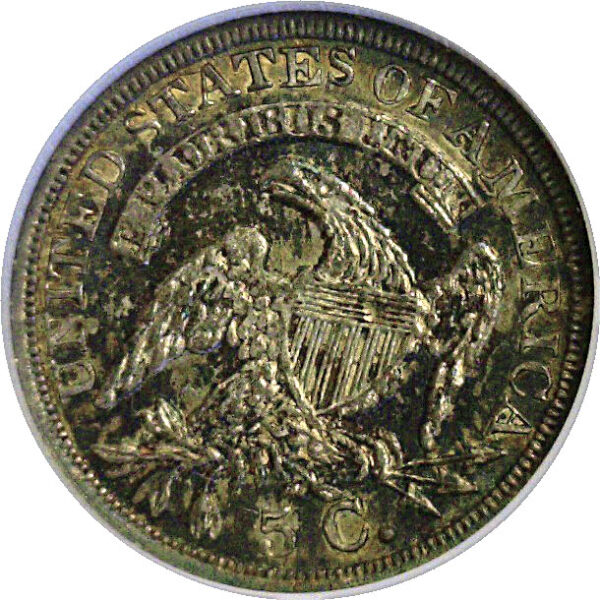 1837 Bust Half Dime  -  ANACS MS-62 - Image 3