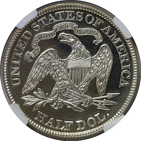1885  Seated Liberty Half Dollar   NGC PR-65 Ultra Cameo - Image 3
