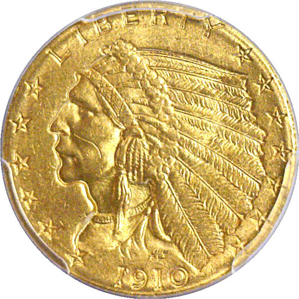 1910 $2 1/2 Indian. -  PCGS MS-63 - Image 2
