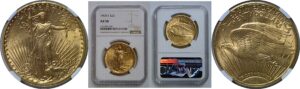 1908-S  $20 St. Gaudens     NGC AU-58