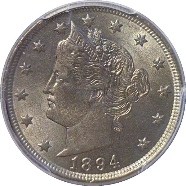1894 Liberty Nickel. -  PCGS MS-62 - Image 2