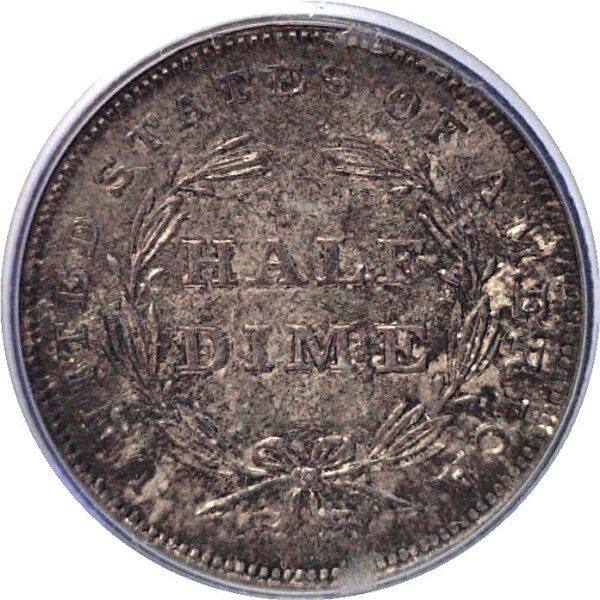 1840 Seated Liberty Half Dime  -  PCGS AU-58  CAC - Image 3