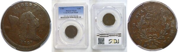 1797 Half Cent. -  PCGS VG-10