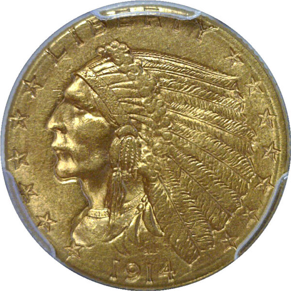 1914-D $2 1/2 Indian   -   PCGS MS-63 - Image 2