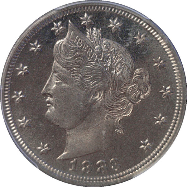 1883 No CENTS. Liberty Nickel  -  PCGS PR-66 CAM   CAC - Image 2