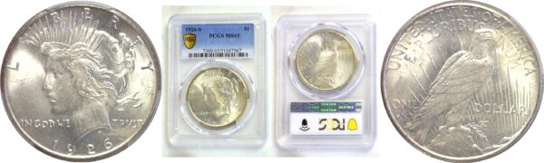 1926-S Peace Dollar  -  PCGS MS-65