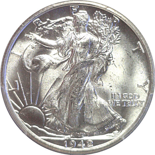 1942-S Walking Liberty Half Dollar  -  PCGS MS-66 - Image 2