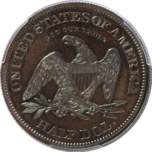 1863 Pattern Half Dollar. J-341  -  PCGS PR-66 BN - Image 3
