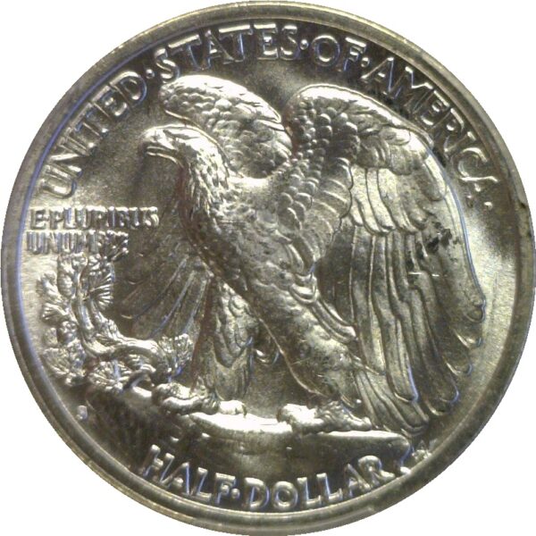 1942-S Walking Liberty Half Dollar  -  PCGS MS-66 - Image 3