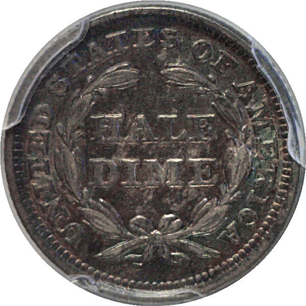 1853 Seated Liberty Half Dime. -  PCGS AU-53 - Image 3