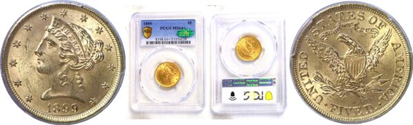 1899 $5 Liberty  -  PCGS MS-64+   CAC