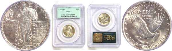 1928-D Standing Liberty Quarter  -  PCGS MS-63